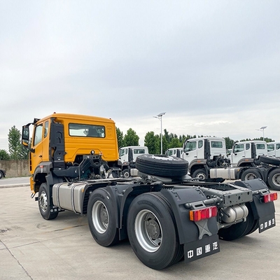 16 톤 후축 Sinotruk HOWO 6X4 트랙터 트럭 컨테이너 트레일러 덤프 스켈레톤 트럭