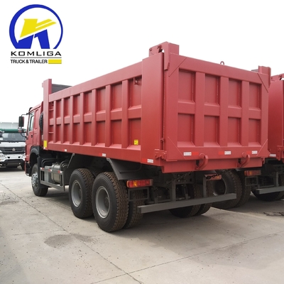 사용 된 6X4 30 톤 티퍼 시노트럭 HOWO 371HP/375HP 덤프 트럭 타이어 가 Zambia