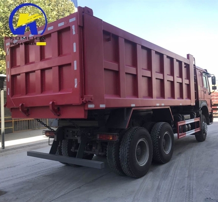 사용 된 6X4 30 톤 티퍼 시노트럭 HOWO 371HP/375HP 덤프 트럭 타이어 가 Zambia