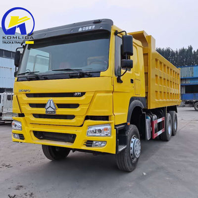 사용 된 6X4 등급 371HP 375HP 시노트럭