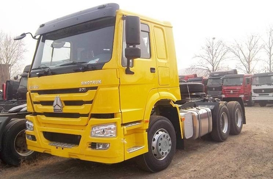 6.5 속도 비율 사용된 Sinotruk HOWO 6*4 트랙터 트럭 트랙터 헤드 트럭 성능