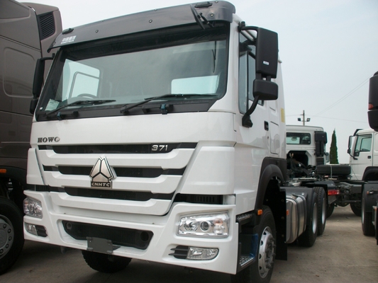 6.5 속도 비율 사용된 Sinotruk HOWO 6*4 트랙터 트럭 트랙터 헤드 트럭 성능