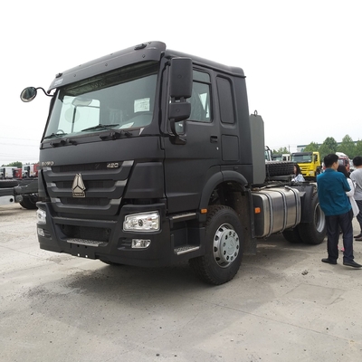 앞축 Hf9 유로 2 사용 된 Sinotruk HOWO 트랙터 트럭 트랙터 헤드 중량 트럭