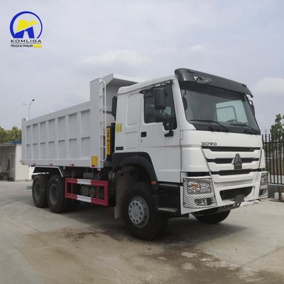시노트룩 HOWO 6X4 371/375HP 20cbm 용량과 높은 엔진 용량&gt; 8L의 덤프 트럭
