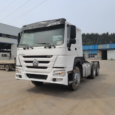 사용된 Sinotruk HOWO 6*4 10 휠러 트랙터 헤드 트럭
