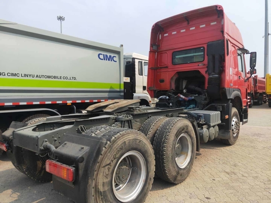 시노트룩 HOWO 6*4 중고용 트레일러 헤드 트랙터 트럭 용량 21-30t 집력 420HP