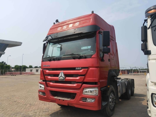시노트룩 HOWO 6*4 중고용 트레일러 헤드 트랙터 트럭 용량 21-30t 집력 420HP