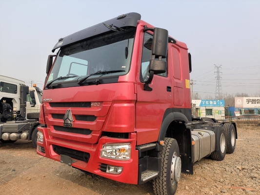 시노트루크 HOWO 6X4 트랙터 트럭 10 바퀴 트레일러 헤드 및 D12.42-20 엔진