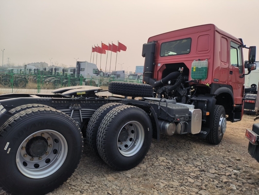 시노트루크 HOWO 6X4 트랙터 트럭 10 바퀴 트레일러 헤드 및 D12.42-20 엔진