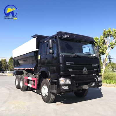 높은 용량 6X4 371HP 375HP 10 휠 30톤 시노트럭 HOWO 티퍼 덤퍼 덤프 트럭