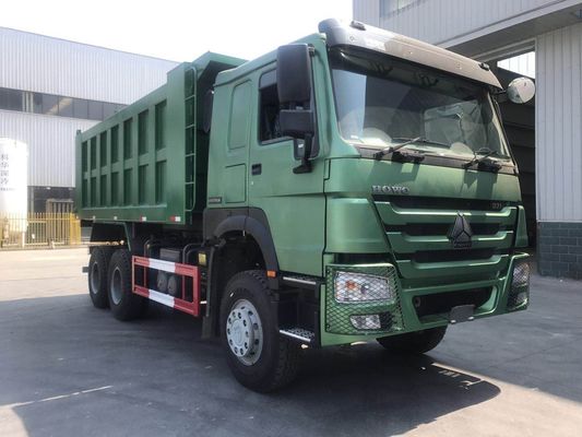 높은 용량 6X4 371HP 375HP 10 휠 30톤 시노트럭 HOWO 티퍼 덤퍼 덤프 트럭