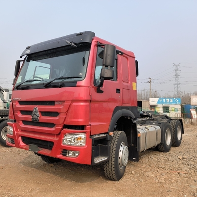 시노트룩 HOWO 6X4 10 휠 프라임 모버 사용 된 트랙터 트럭