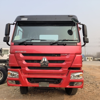 사용 된 Sinotruk HOWO 6X4 10 휠 프라임 모버 트랙터 트럭 5.45 속도 비율