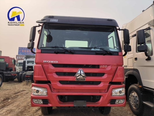 시노트루크 HOWO 6X4 트레일러 헤드 트랙터 트럭 3.7 속도 비율과 315/80r22.5 타이어