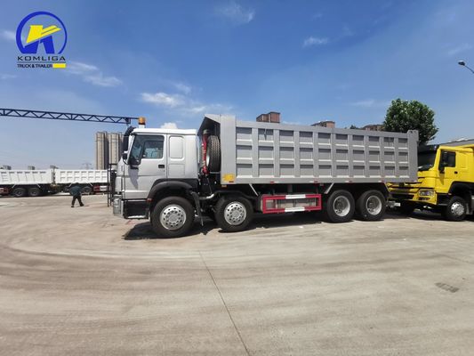 시노트럭 HOWO 8X4 덤핑 트럭 12바퀴 유로2/3 타이어 10에서 만든 무거운 용품 1부품
