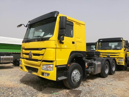 371-420HP Sinotruk HOWO 6X4 트레일러 트럭 헤드 Hc16 뒷축을 가진 미니 트랙터 트럭