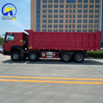 / 사용 된 8X4 12 바퀴 Sinotruk HOWO 티퍼 트럭 DOT 인증 및 사용자 지정 요청