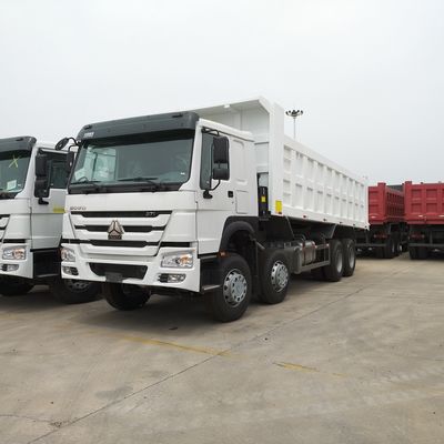 Hw76 Cab Sinotruk HOWO 8X4 12바퀴 전면 승강장 5600X2300X1500 20cbm