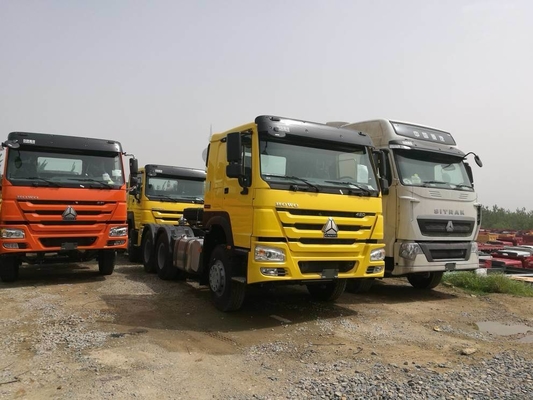 사용 된 Sinotruk HOWO 6X4 헤드 트레일러 트럭
