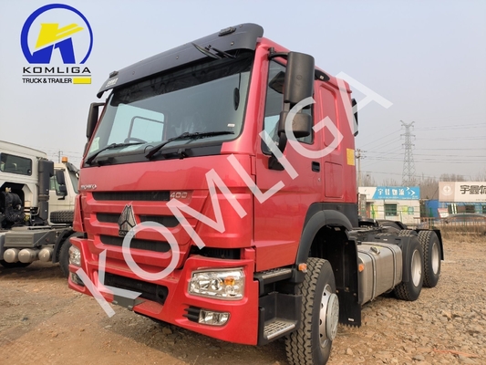21-30t 용량 사용 된 Sinotruk HOWO 6.5 속도 비율의 중량 트럭 트랙터