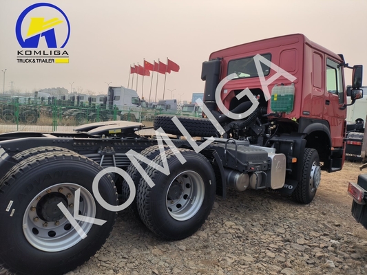 21-30t 용량 사용 된 Sinotruk HOWO 6.5 속도 비율의 중량 트럭 트랙터