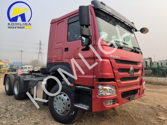 21-30t 용량 사용 된 Sinotruk HOWO 6.5 속도 비율의 중량 트럭 트랙터