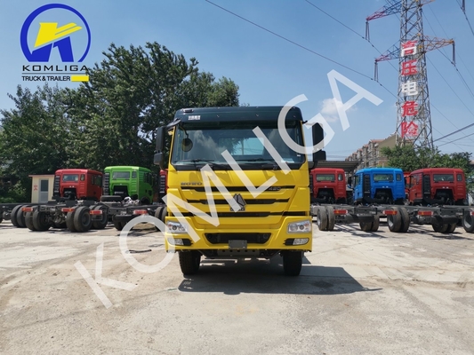 트레일러 헤드 트럭 사용 된 Sinotruk HOWO 중량 트럭 트랙터 50 / 90 견인 기지