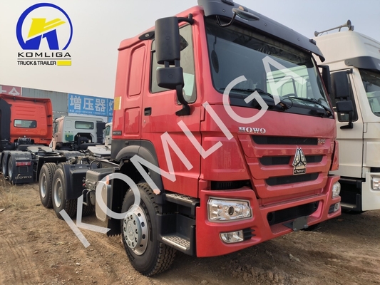 화물 拖车 拖车 머리 트랙터 트럭 사용 된 Sinotruk HOWO 중량 트럭 Euro4 Hw19710