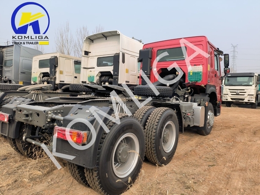 화물 拖车 拖车 머리 트랙터 트럭 사용 된 Sinotruk HOWO 중량 트럭 Euro4 Hw19710