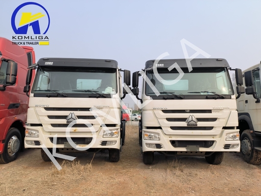 화물 拖车 拖车 머리 트랙터 트럭 사용 된 Sinotruk HOWO 중량 트럭 Euro4 Hw19710