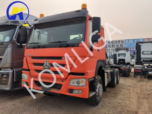 화물 拖车 拖车 머리 트랙터 트럭 사용 된 Sinotruk HOWO 중량 트럭 Euro4 Hw19710