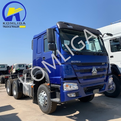 디젤 화물 10 휠 트레일러 수송기 Sinotruk HOWO 6X4 트랙터 트럭