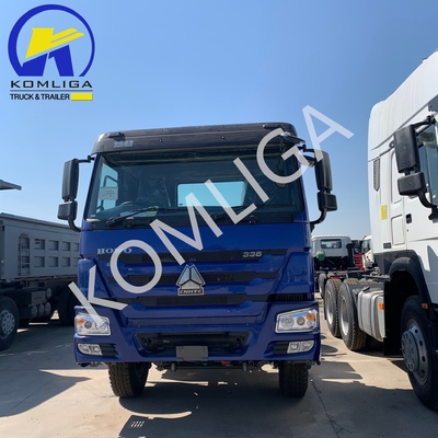 디젤 화물 10 휠 트레일러 수송기 Sinotruk HOWO 6X4 트랙터 트럭