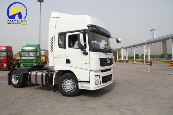 샤크맨 4X2 6륜 290HP 340HP 380HP 트럭 헤드 Hw76 캐비인 및 21-30t의 부하 용량