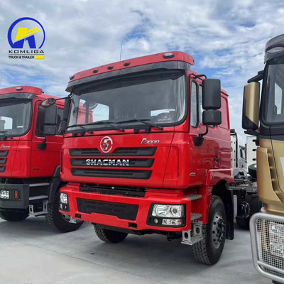 앞축 9톤 용량 사용 된 샤크만 F3000 6X4 디젤 프라임 모버 트랙터 트럭
