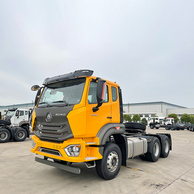400HP HOWO T7 400HP 트랙터 헤드 사용 된 트랙터 트럭