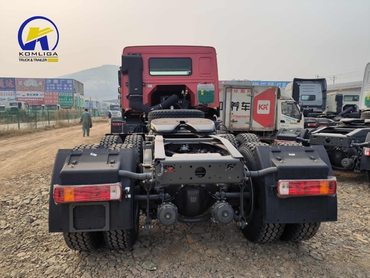 시노트룩 HOWO T7 호한 6X4 10륜 371HP 380HP 400HP 및 사용 된 트레일러 트랙터 트럭