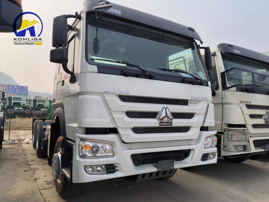 시노트룩 HOWO T7 6X4 400HP 프라임 모버 사용 된 트랙터 트럭 머리가 귀하의 시장에 맞춘