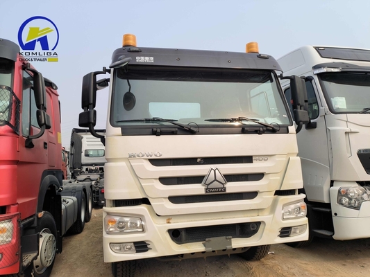 시노트룩 HOWO T7 6X4 400HP 프라임 모버 사용 된 트랙터 트럭 머리가 귀하의 시장에 맞춘