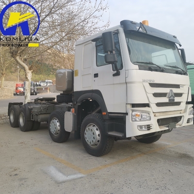시노트룩 HOWO 8X4 12바퀴 380HP 400HP 430HP 라디얼 타이어와 함께 중량 트랙터 트럭