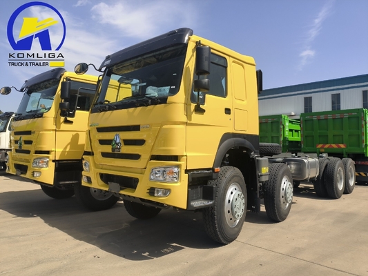 시노트루크 HOWO T7 8X4 400HP 중량 트레일러 트랙터 트럭 5600X2300X1500 버킷