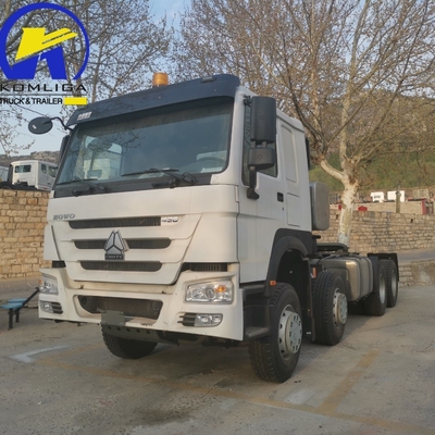 시노트루크 HOWO T7 8X4 400HP 중량 트레일러 트랙터 트럭 5600X2300X1500 버킷