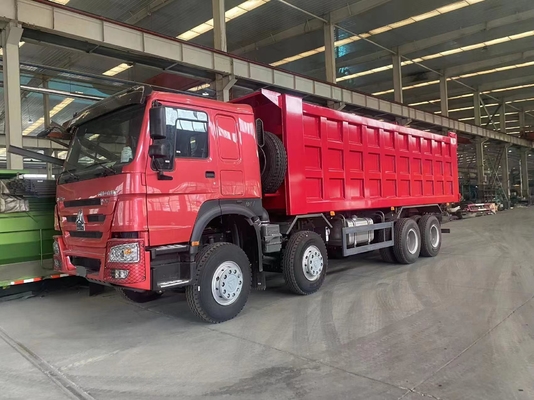 스티어링 시스템 Zf8118 HOWO 8X4 12바퀴 노란색 Rhd LHD 40톤 60톤 티퍼 덤프 트럭