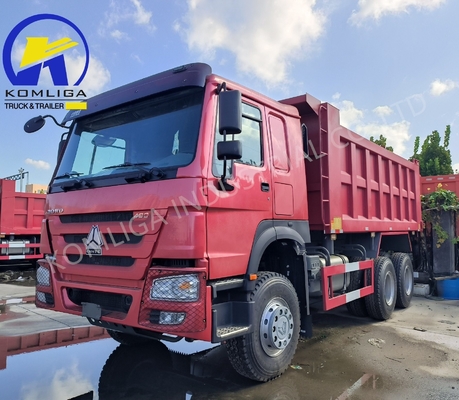 351-450hp 2024 Sinotruk HOWO Zf8118 스티어링 시스템과 함께 10 바퀴 덤퍼 틱