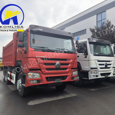 351-450hp 2024 Sinotruk HOWO Zf8118 스티어링 시스템과 함께 10 바퀴 덤퍼 틱