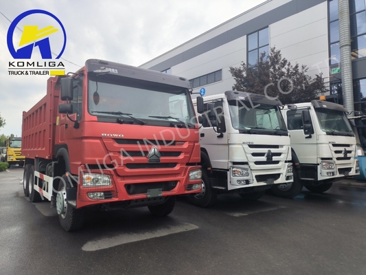 351-450hp 2024 Sinotruk HOWO Zf8118 스티어링 시스템과 함께 10 바퀴 덤퍼 틱