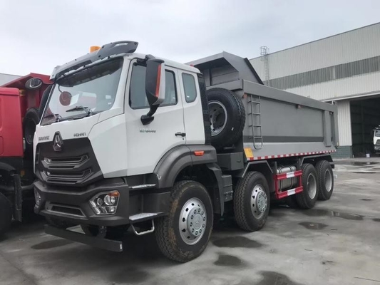 DOT 인증 Sinotruck HOWO 12 휠 8X4 덤프 트럭 20cbm 버킷 크기
