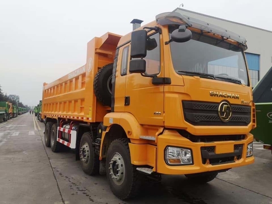 351-450hp 수동 변속 Shacman 12 바퀴 8X4 티퍼/담프 트럭