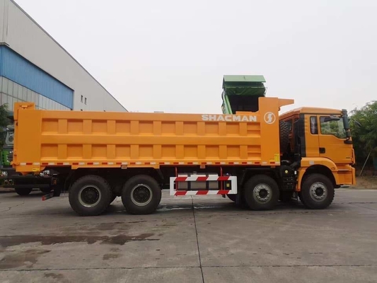 351-450hp 수동 변속 Shacman 12 바퀴 8X4 티퍼/담프 트럭