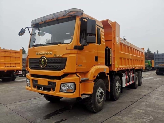 351-450hp 수동 변속 Shacman 12 바퀴 8X4 티퍼/담프 트럭